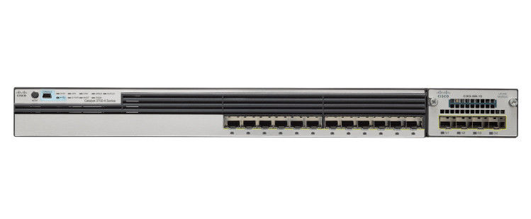 3750 Series Cisco 12 Port 10 Gig Switch , 10gb Desktop Switch WS-C3750X-12S-E
