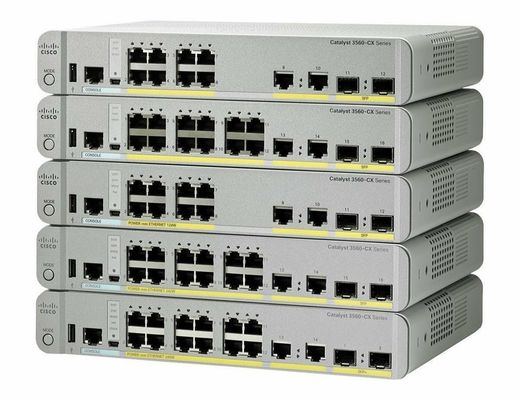 Commutateur Ethernet de traitement de réseau WS-C3560CX-12TC-S Commutateur Poe 3560-CX 12 ports