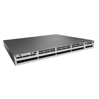 Catalyst 3850 de Cisco de commutateur de réseau d'Ethernet de gigabit de WS-C3850-24S-S GE SFP de 24 ports
