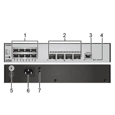 S5735-L8T4S-A1 Carte réseau Gigabit Ethernet 8x 10 100 1000Base-T 4 Gigabit SFP